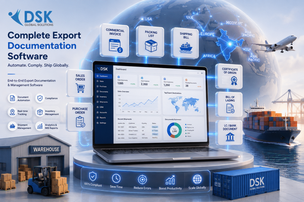 Export Documentation Software for Indian Exporters | 9821815155