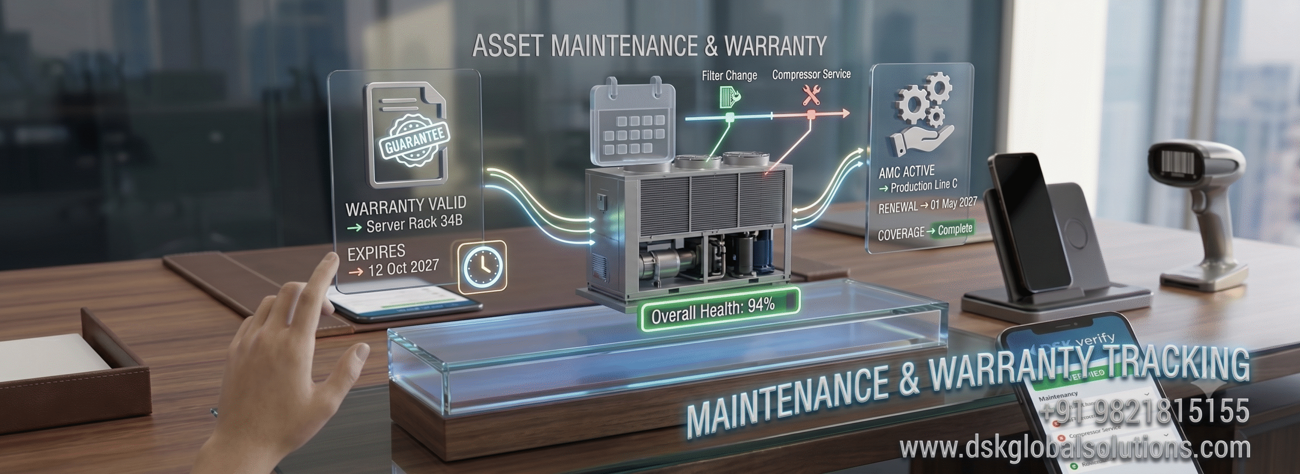 Maintenance and Warranty Tracking – Dsk Global Solutions Fixed Asset Management Software Mumbai Delhi Pune India