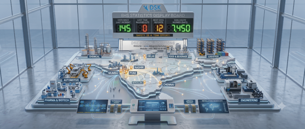 Safety Statistics Display Board | Ehs Boards | Call 9821815155